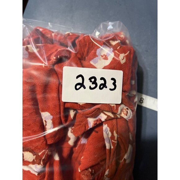 Boho Floral Button-Up Dress XXL Universal Thready Cottagecore vacation Resort - Picture 12 of 12